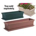 Garden Accents: 24 Green Venetian Flower Box